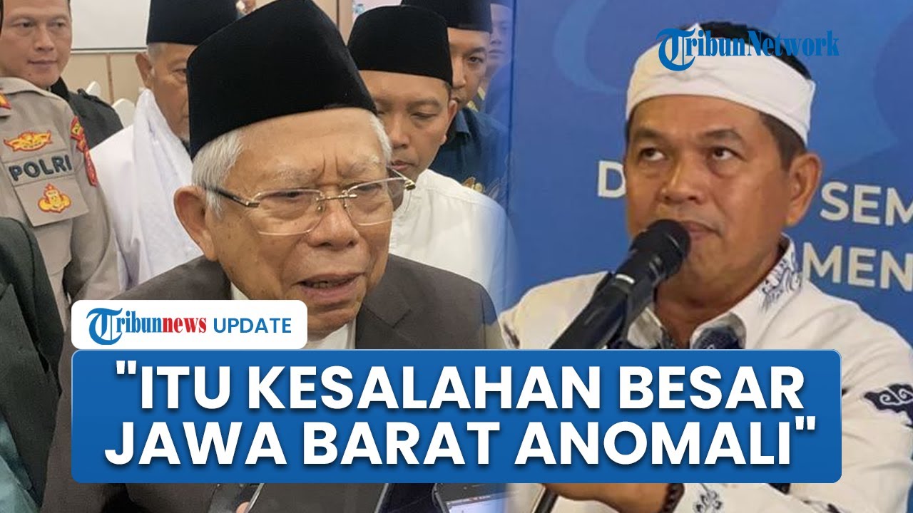 Ma'ruf Amin Kritik Dedi Mulyadi karena Hapus Dana Hibah untuk Pesantren di Jabar: Kesalahan Besar