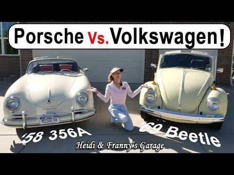 Porsche 356 Vs. VW Beetle! How are the different? (With Driving!)