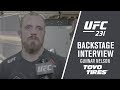UFC 231: Gunnar Nelson - "I Finished Him with an Elbow"