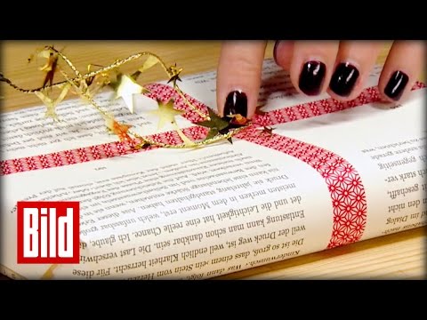 Buchpapier - Geschenke richtig verpacken