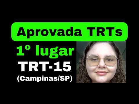 Papo com Renata Moreira, aprovada no TRT-6 (PE) e TRT-15 (Campinas/SP)