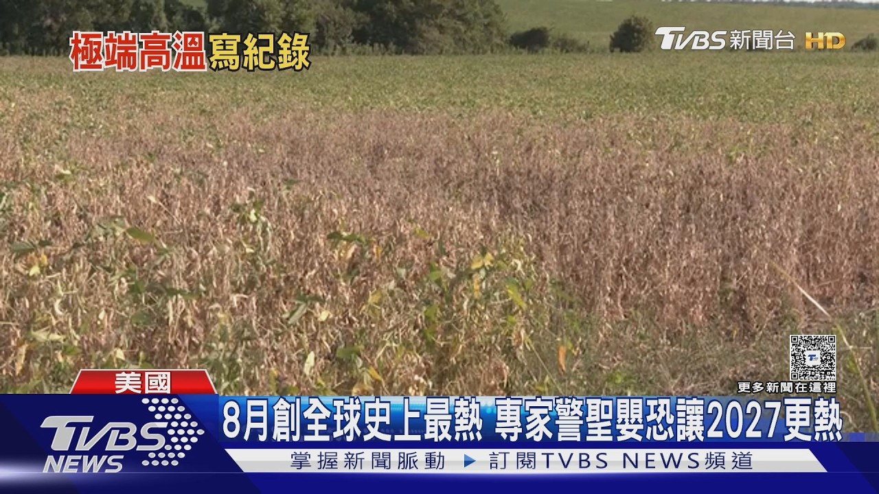 影音/地球史上最熱8月!美國乾旱近6成 農民嘆「等不到雨」