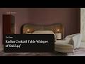 Radius Cocktail Table Whisper of Gold 44" | Zin Home