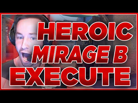 Heroic B Site Execute on Mirage (CS:GO Strategy Breakdown)