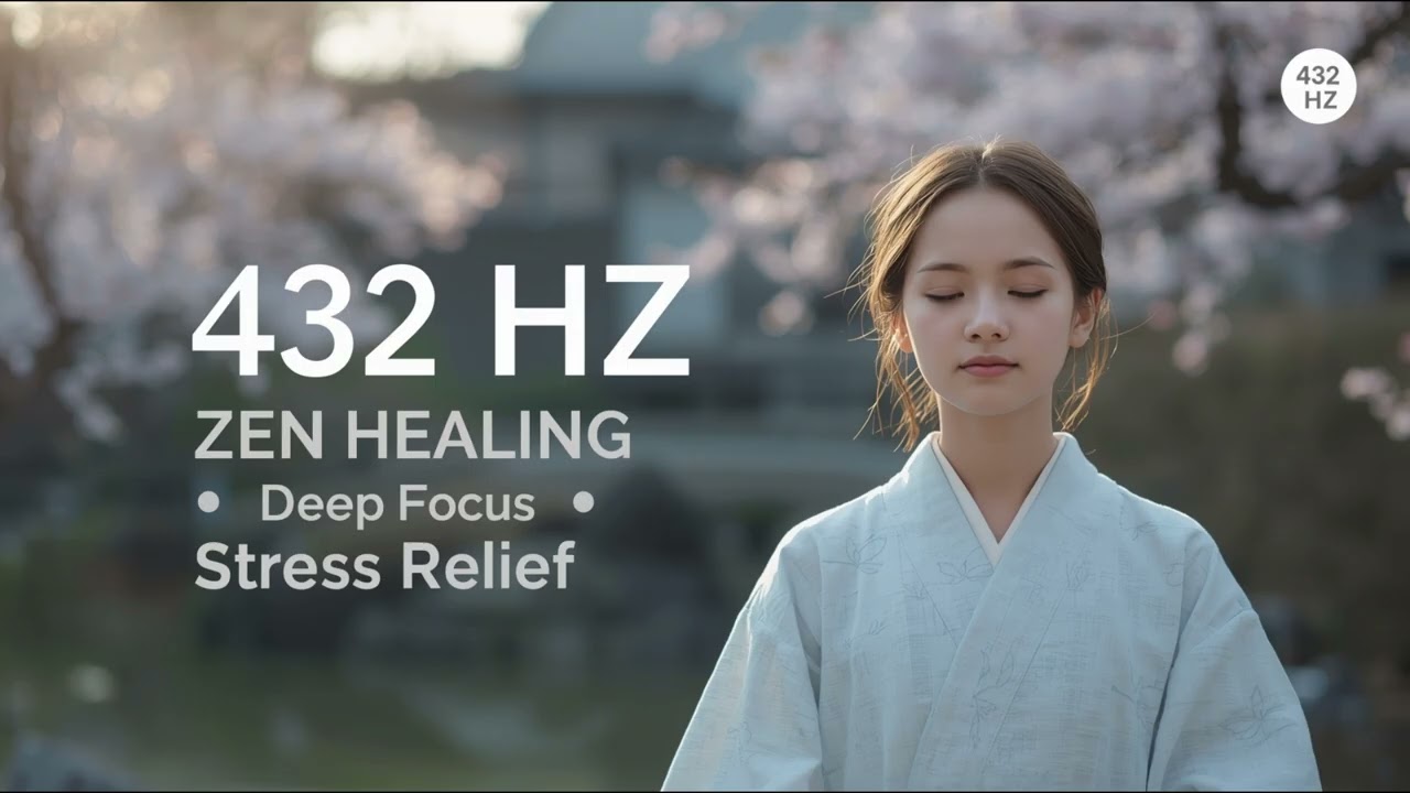 432 Hz Healing Frequency | ZEN KOTO & SHAKUHACHI Music for Deep Focus, Sleep & Stress Relief