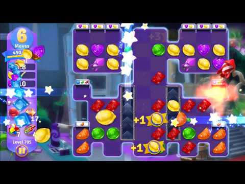 Wonka's World of Candy Level 705 - NO BOOSTERS + FULL STORY 🍫 | SKILLGAMING ✔️