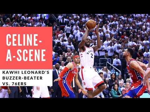 KAWHI LEONARD's BUZZER-BEATER vs. 76ERS (Game 7) w/ TITANIC MUSIC