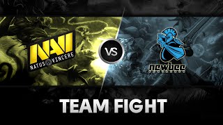 Team fight around Roshan's pit by Na'Vi vs Newbee @ The International 2014