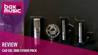 Video thumbnail for CAD GXL 3000 Studio Pack Review | Bax Music by Bax-shop | Bax Music Goes