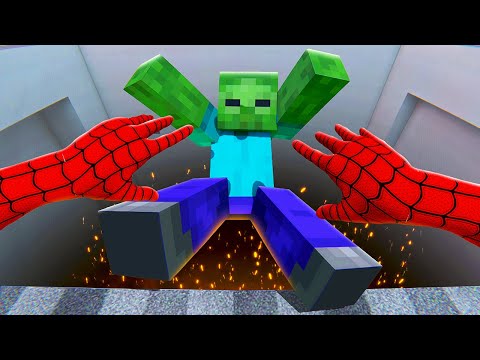 Throwing Minecraft Zombies Into the ABYSS - Bonelab VR Mods