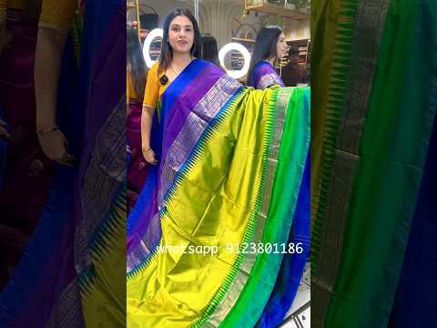 Pure silk Ikkat Pochampally @Beyond6Yards 📍📞 WhatsApp 9123801186