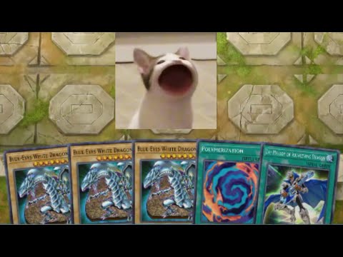 3 BLUE EYES + POLYMERIZATION = PERFECTION! YUGIOH MASTER DUEL