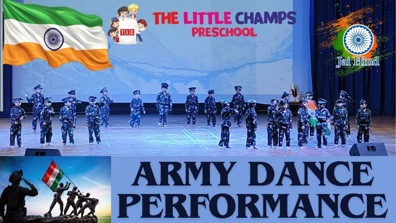 Army Dance Performance by Small Kids