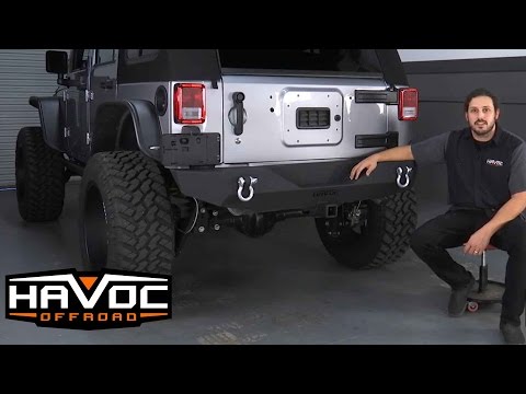 How to Install Clawhammer Rear Bumper on Jeep JK at HavocOffroad.com