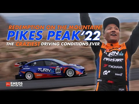 Pikes Peak Hill Climb 2022 Turn 14 Distribution / Evasive Motorsports Tesla - Presented by ENEOS