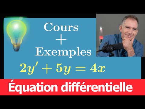 Une équation différentielle ♦ C'est quoi ? Cours + Exemples ♦ Terminale spécialité mathématiques