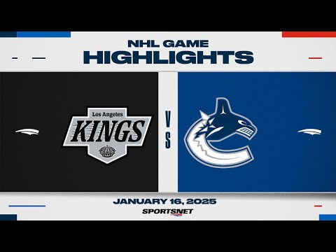 NHL Highlights | Kings vs. Canucks - January 16, 2025