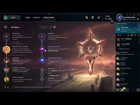 FenrirBeastieBoi's AP Shen Runes Overview