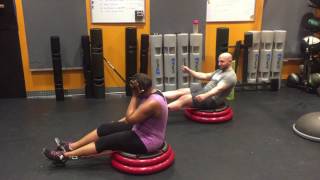 Step 360 - Mummy Kicks with Exercise Tubing
