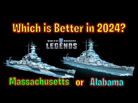 Alabama or Massachusetts Which is Better? (World of Warships Legends)