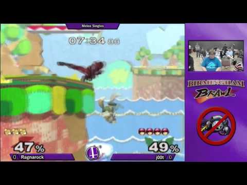 Birmingham Brawl 6 Melee Singles LF - Ragnarock (Fox, Marth) vs. j00t (Falcon, G&W)