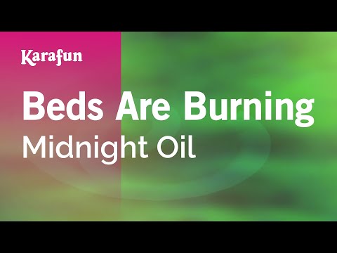 Beds Are Burning - Midnight Oil | Karaoke Version | KaraFun
