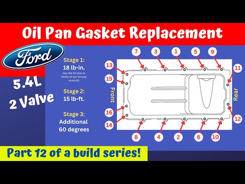 Ford 5.4 2V Oil Pan Removal, Gasket Replacement & Torque Specs