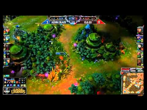 MLG Fall Championship - CLG.eu vs Azubu Blaze Game 2 - Loser Bracket Finals