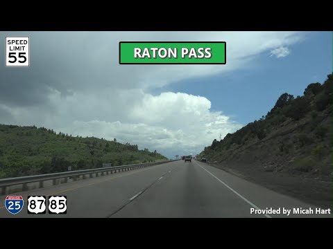 I-25 SB Trinidad, CO to Raton Pass & New Mexico