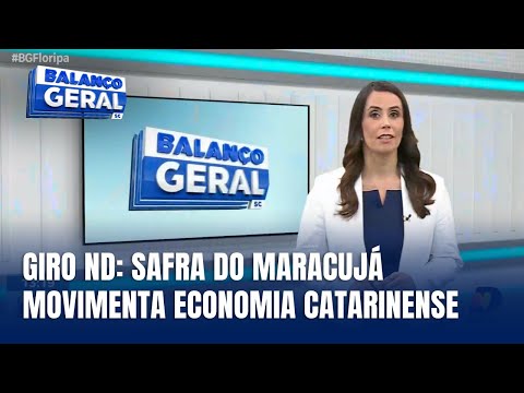 Giro ND: Santa Catarina encerra safra de maracujá com produtividade recorde