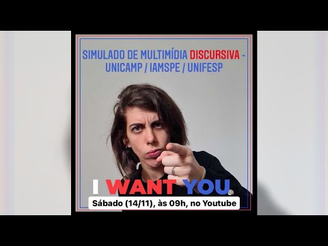 Live: Simulado de Multimídia Discursiva - UNICAMP / IAMSPE / UNIFESP - Residência Médica