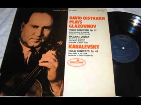 Kabalevsky Violin Concerto - David Oistrakh