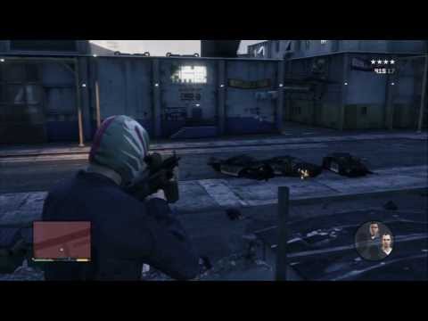 Grand Theft Auto V - Blitz Play: Hold Position NOOSE Battle, Rocket Chopper, Trevor Take Out Snipers
