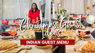 Hosting Friends for Pre-Christmas Dinner | Festive Table Décor, Indian Fusion Menu & Party Prep