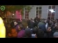 Een groep hooligans zocht de confrontatie met PSV-supporters