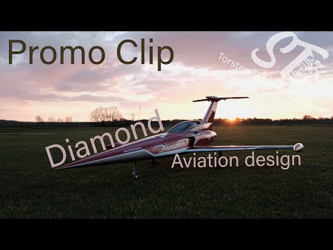 Aviation design Diamond RC JET Promo