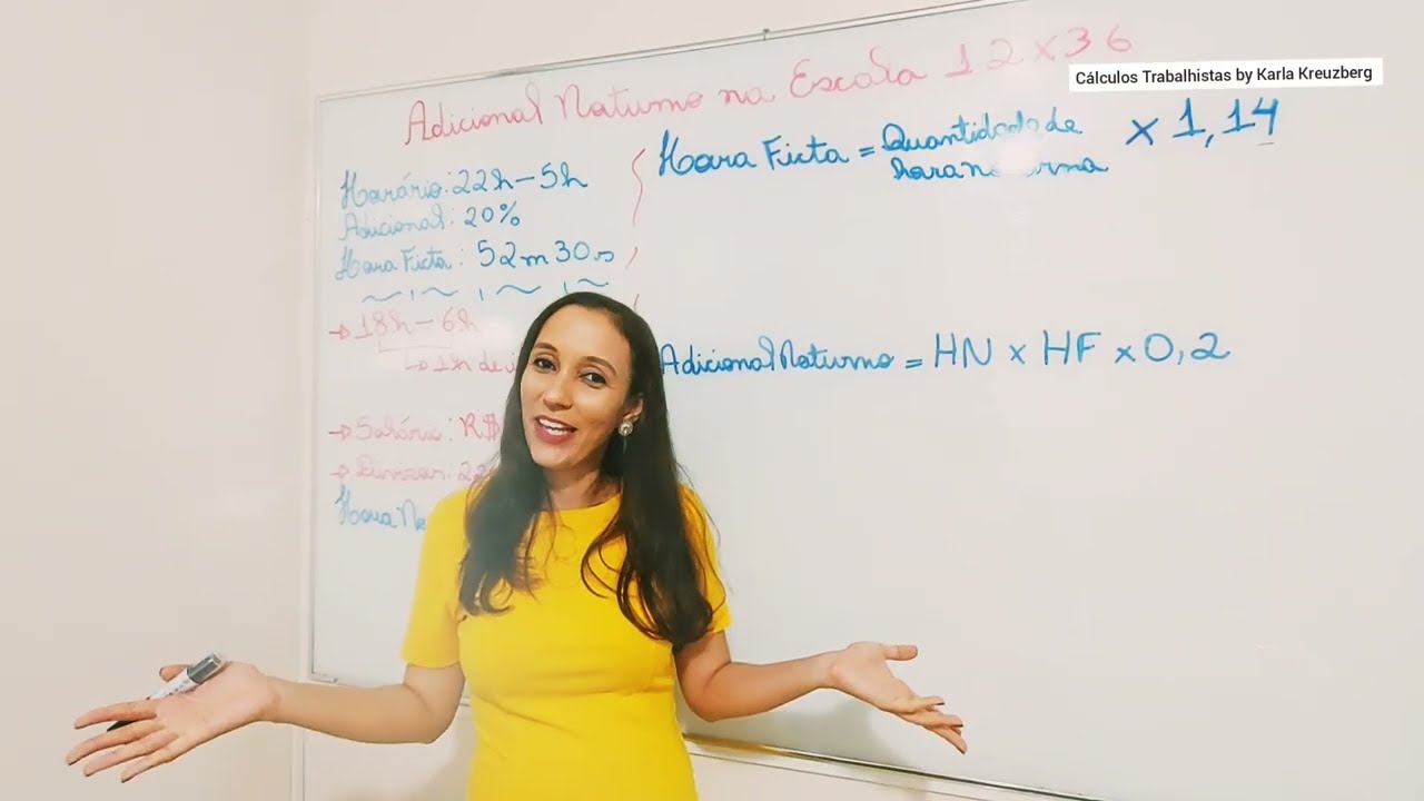 Cálculo do Adicional Noturno - Escala 12 X 36