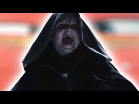 Emperor Palpatine uses Force Lightning
