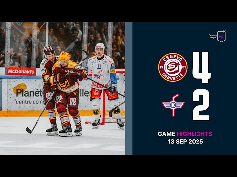 Genève-Servette HC vs. EHC Kloten Game Highlights | 13.09.2025