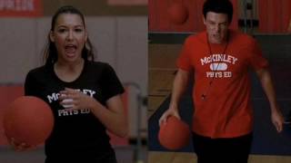 Finn &amp; Santana -  Hit me with your best shot (chipmunks)