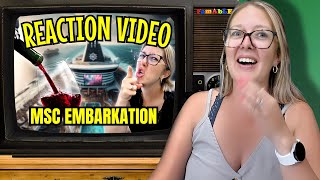 Revealing the Truth: Her Take on Our MSC Seashore Embarkation (Reaction Video)