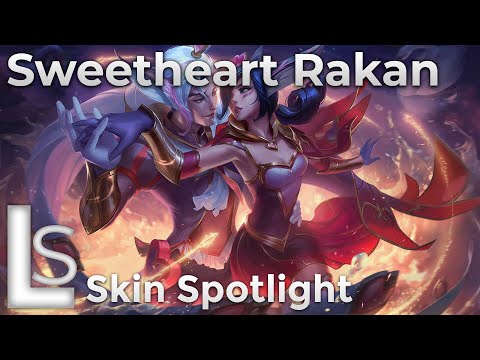 Sweetheart Rakan - Skin Spotlight - Heartbreakers - League of Legends