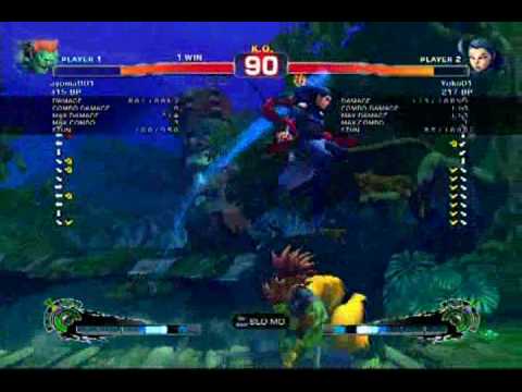 SSF4 - ayomatt01 (Blanka) vs. Yoko01 (Rose) Match 2