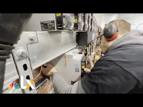 Tour a Bitcoin Mining Facility Run on Clean Energy Thanks to Niagara Falls | NBCLX