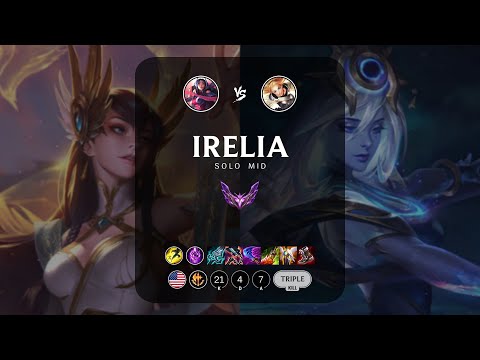 Irelia Mid vs Lux - NA Master Patch 12.21