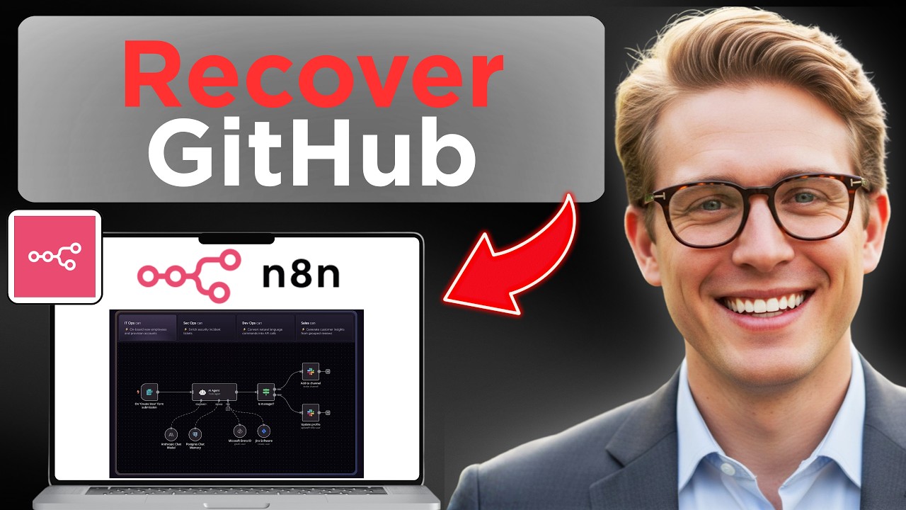 How To Recover n8n Workflows Using GitHub Backup (Easy Guide)