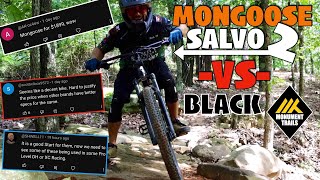 Mongoose SALVO 2: BLACK DIAMOND DOWNHILL REALTIME REVIEW!!!