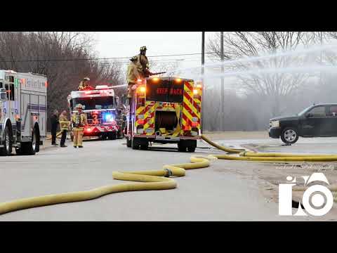 02-25-2021 - Richland Hills, TX 5 alarm commercial fire