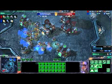 Starcraft 2, Zanza (T) vs GoShuHwangSin (P)
