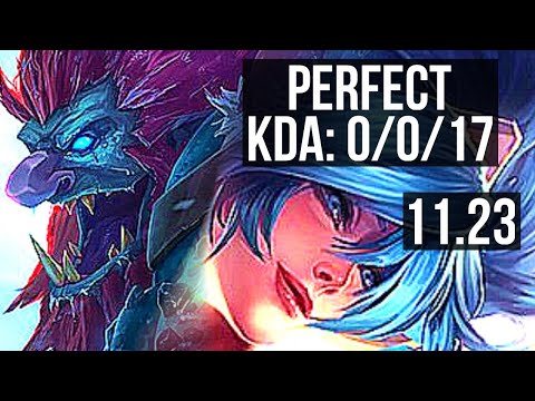 TRUNDLE & Jhin vs SONA & Ashe (SUP) | 0/0/17 | EUW Master | 11.23